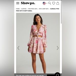 Showpo: MARSAIL TWO PIECE SET IN SOFT FLORAL US 8